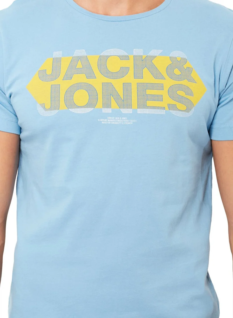 JACK & JONES Font Design T-Shirt