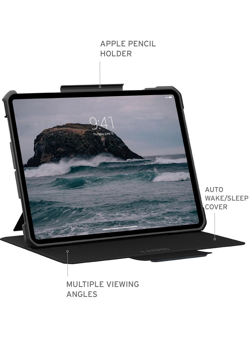 Urban Armor Gear غطاء حماية UAG Metropolis SE لجهاز iPad Pro مقاس 13 بوصة (2024) M4 مع حامل قلم وحامل عرض متعدد الزوايا قابل للتعديل - بوردو - Image 4