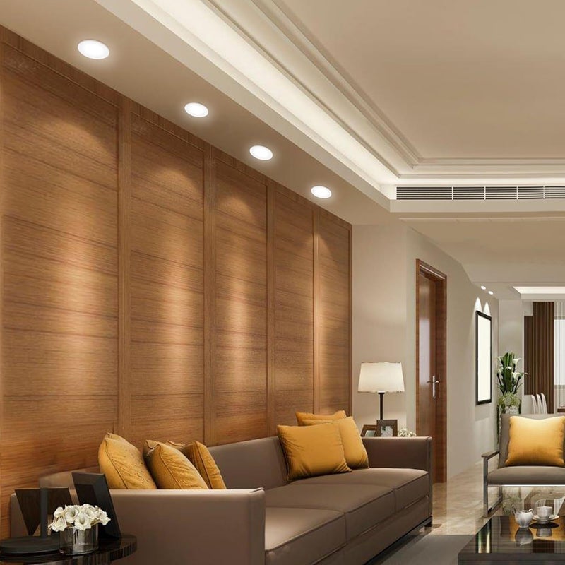 Wipro Garnet 18W Rimless Round CCT Surface Panel Colour Changing Panel Warm White Neutral White Cool White Elegant Rimless Design Surface Mounted LED Downlighter for Ceiling Pack of 1 - Image 4