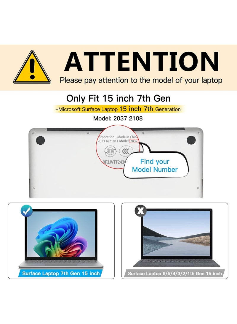 Magnetic Privacy Screen for 15 inch Surface Laptop 7 Gen (release in 2024), Removable Matte Computer Screen Spy Filter Compatible with Microsoft Laptop, Anti-Glare Blue Light Scratch Screen Cover - Image 4