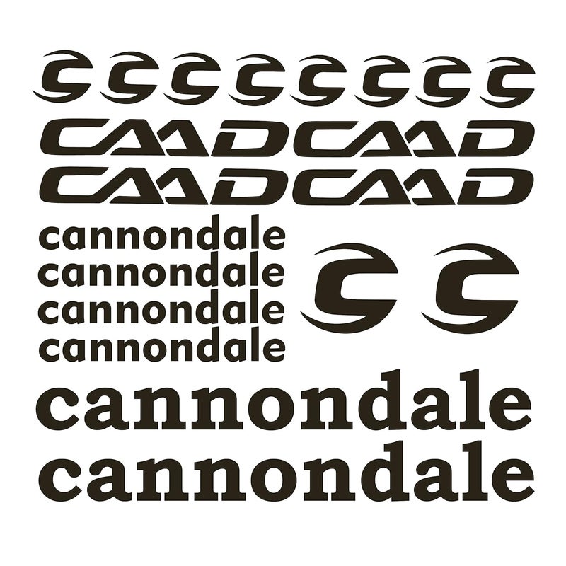 VVWV Bicycle Stickers and Graphics for Cycle Body Frame Mountain Bike Racing Combo Vinyl Die-Cut Decals Pack of 11 - Image 1