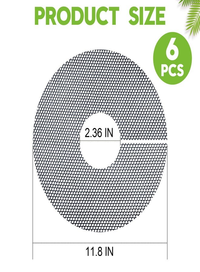 phepetroll 6 Pack Plant Pot Grids - 11.8 Inch Cuttable Soil Cover Protector from Cats, Animals Digging Stopper, Indoor Plant Pot Soil Guard for Outdoor Garden Balcony - Image 2