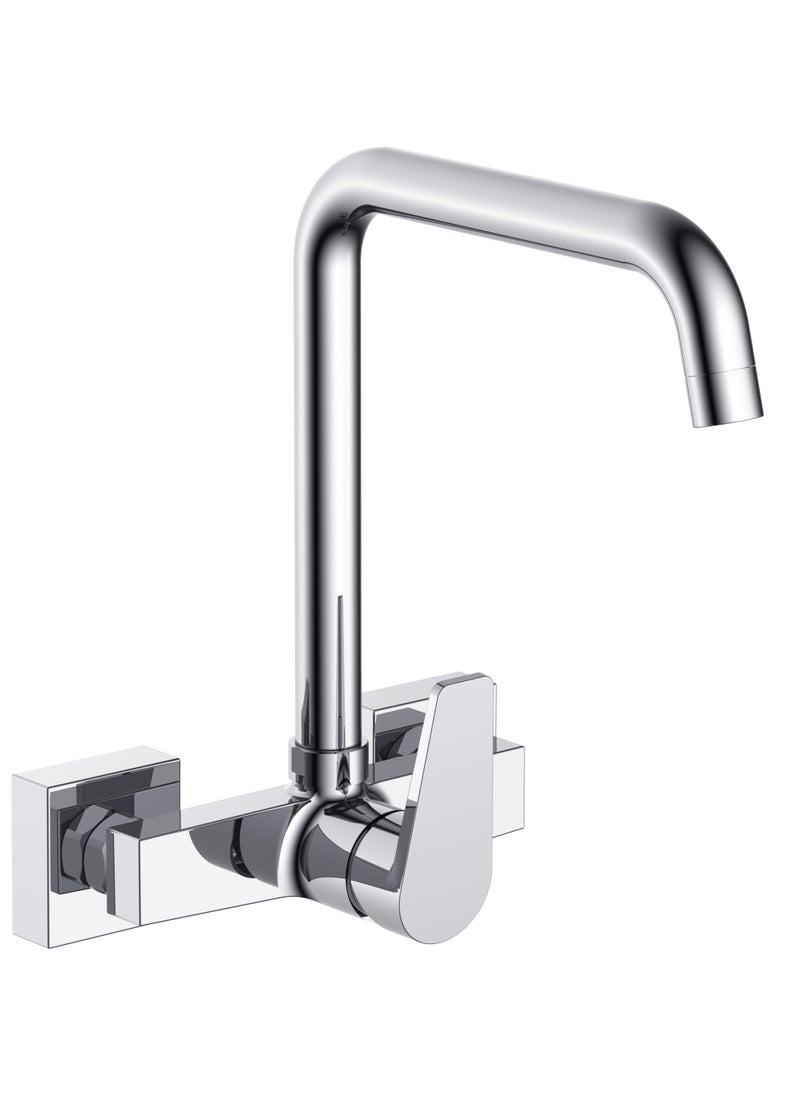 HESANIT HESANIT Logic Single Lever Wall Kitchen Faucet Chrome - 4003C  - Image 1