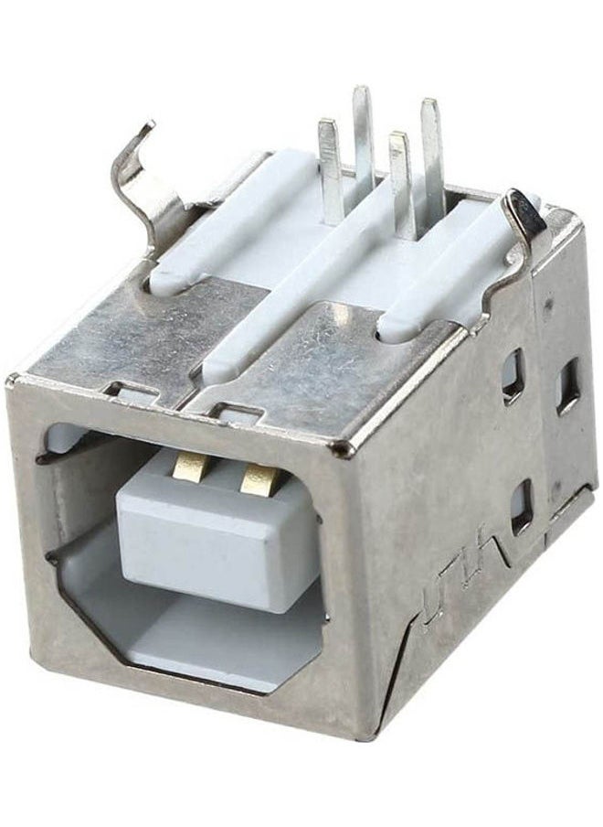 NIBEMINENT Female Usb Connector Type (B) Dip Silver 