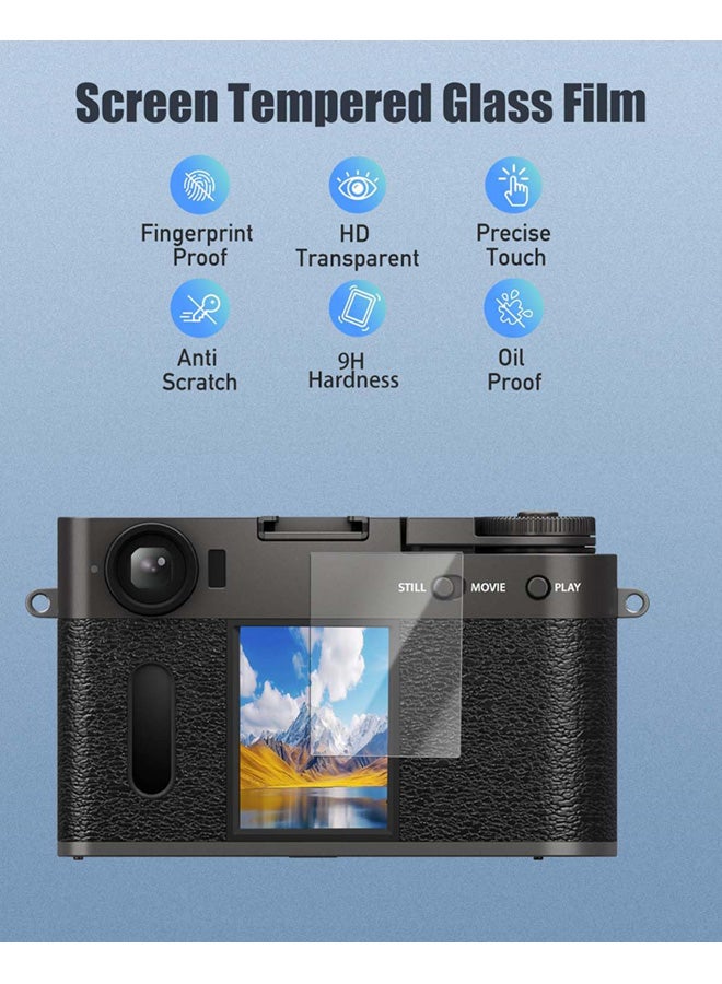 SJet 2 PACK Screen Protector for Fujifilm X half X-HF1, 0.3mm 9H Hardness Tempered Glass Cover Anti-Scrach Anti-Bubble  - Image 5
