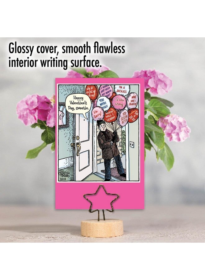 NobleWorks, Happy Valentine's Day Card with Envelope - Note Card for Loving Valentine - Sorry Balloons 2216 - Image 4