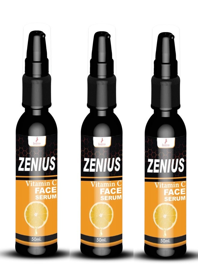 Zenius India سيروم زينوس للوجه للبشرة الجافة والمعرضة لحب الشباب لتفتيح البشرة | سيروم فيتامين سي للوجه | عبوة من (1) - Image 1