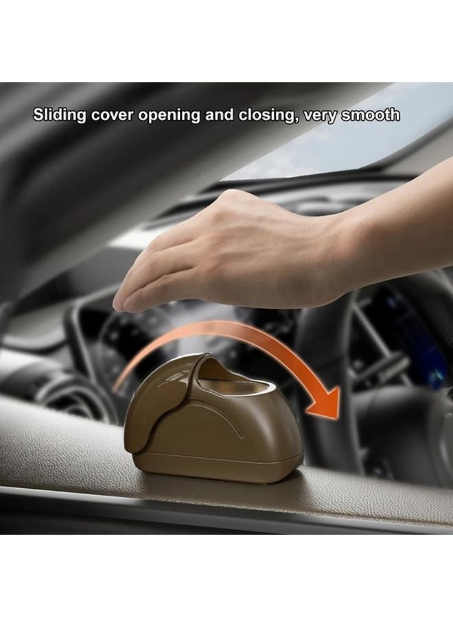 علبة سجائر سيارات ممتازة مقاومة للرياح باللون الأسود بتصميم مانح للرائحة وتكامل سلس - Image 5