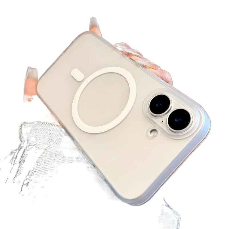 غطاء MagSafe بPC لـ iPhone 14 / 14 Plus / 14 Pro / 14 Pro Max مع مغناطيس قوي وملمس غير لامع مع مقاوم للصدمات مع مقاوم للخدش مع حماية من السقوط باللون وردي مغناطيسي - Veloris - Image 3