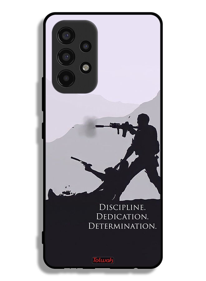 Tolwak Samsung Galaxy A53 5G Protective Case Cover Discipline Dedication Determination - Image 1