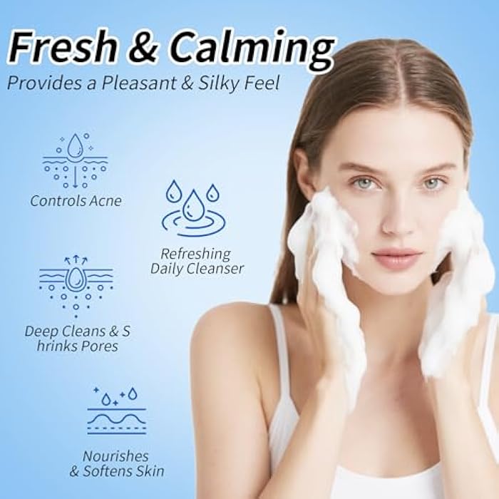 GUOYAOLIFU Collagen Wash and Care Two Piece Set, Foaming Facial Cleanser & Collagen Serum- Deep Cleansing for All Skin Types - Image 5
