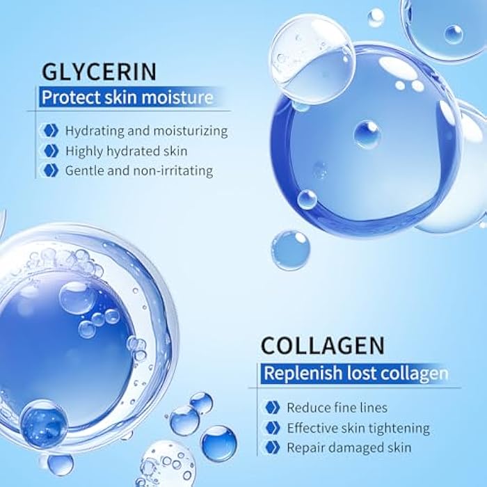 GUOYAOLIFU Collagen Wash and Care Two Piece Set, Foaming Facial Cleanser & Collagen Serum- Deep Cleansing for All Skin Types - Image 3