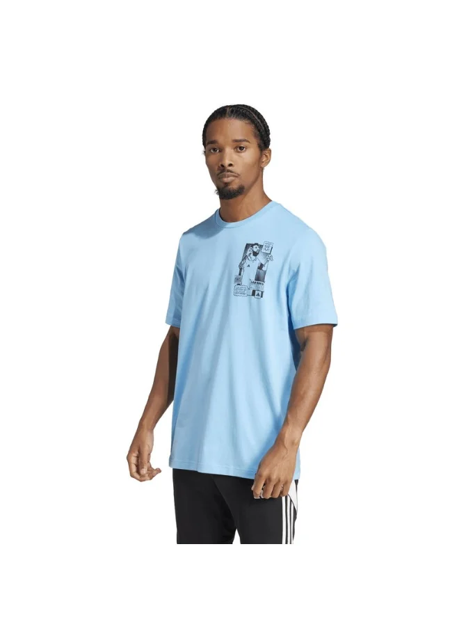 اديداس adidas MESSI ICON G T Blue Football T-SHIRTS for Men - XS
