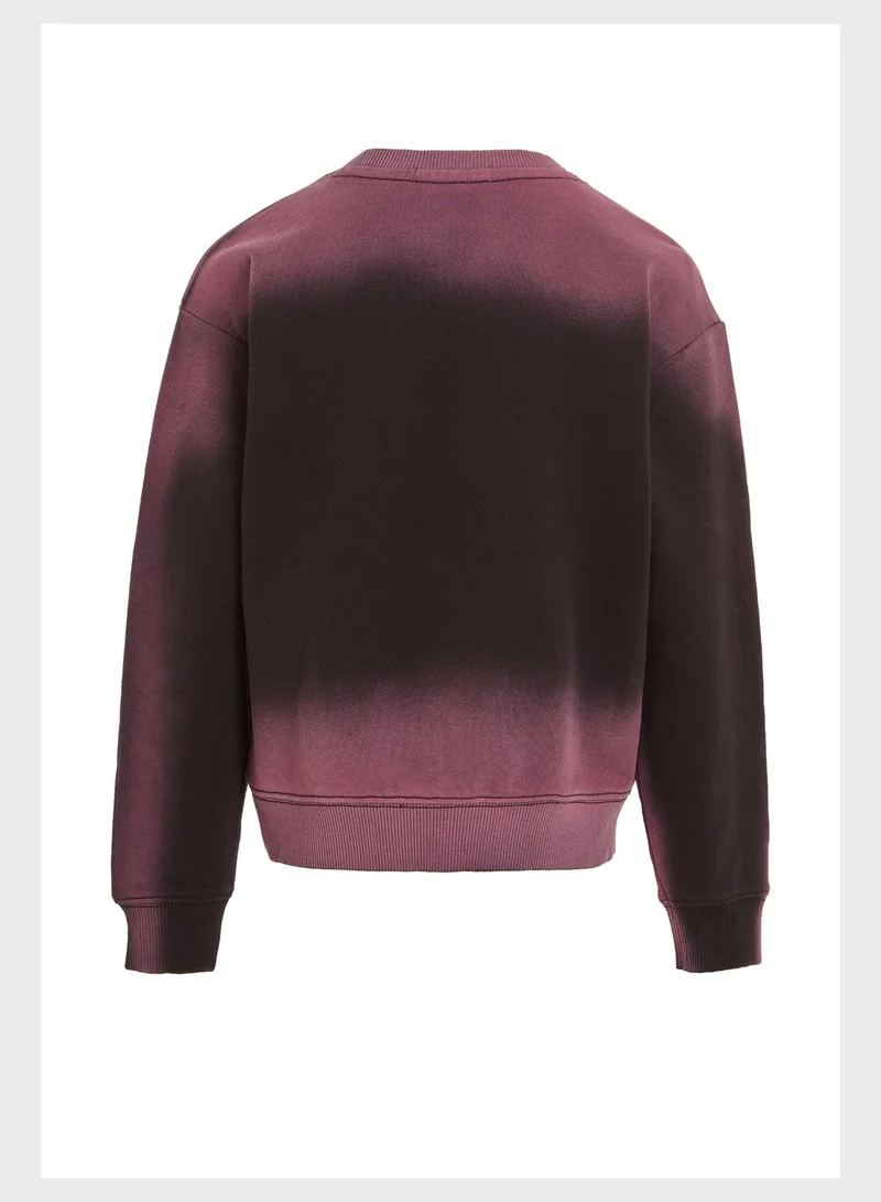 Calvin Klein Jeans Kids Dual Toned Logo Sweater