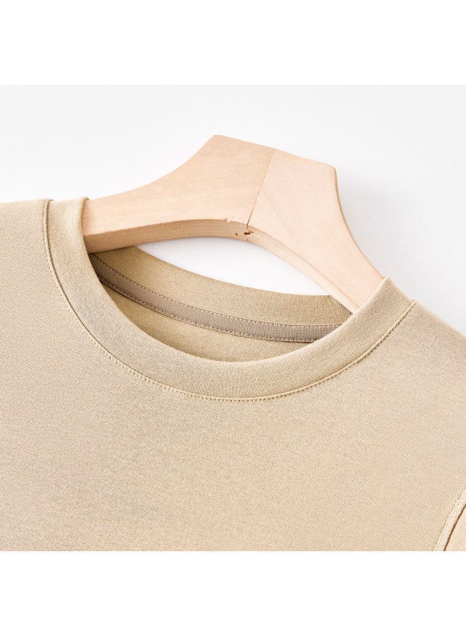PLANDOO Women'S Short-Sleeve T-Shirt Top, Autumn High-End Style Small Flutter Sleeve Base Layer, Can Be Worn Alone Or As Innerwear - Image 3