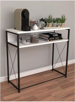 AGD Coffee corner table, console entrance table, to arrange and organize your needs - white / black  - Image 2