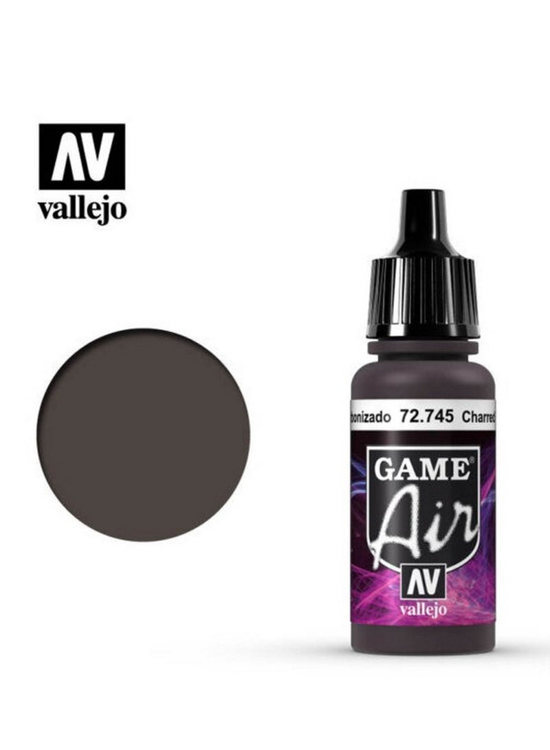 فاليجو طلاء أكريليك جيم إير 745 بني متفحم، 17 مل - طلاء بخاخ للمنمنمات والنماذج