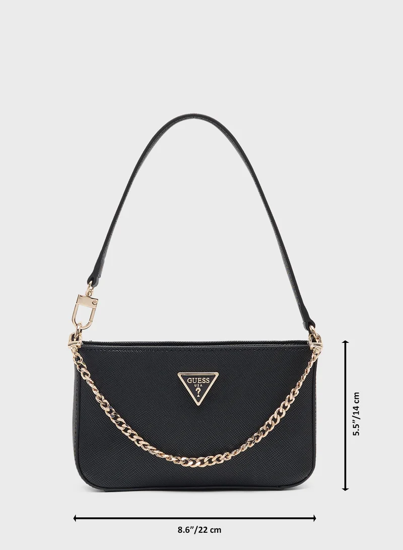 GUESS Noelle Mini Top Zip Shoulder
