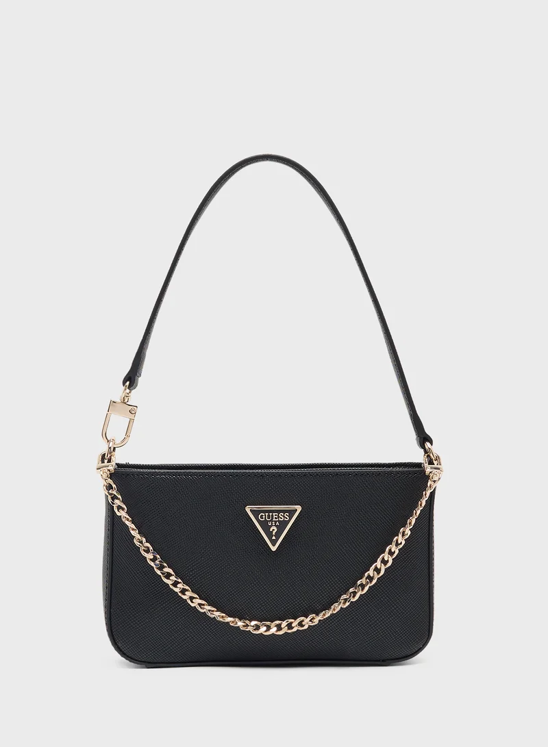 GUESS Noelle Mini Top Zip Shoulder