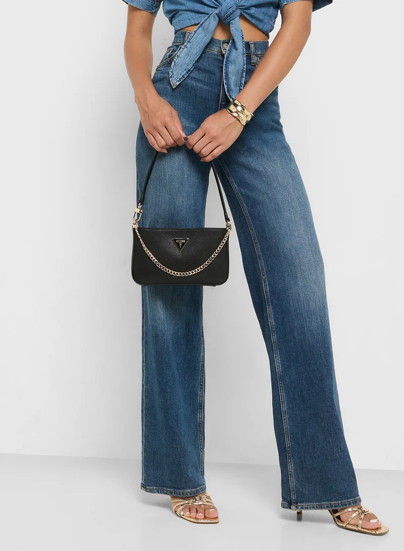 GUESS Noelle Mini Top Zip Shoulder
