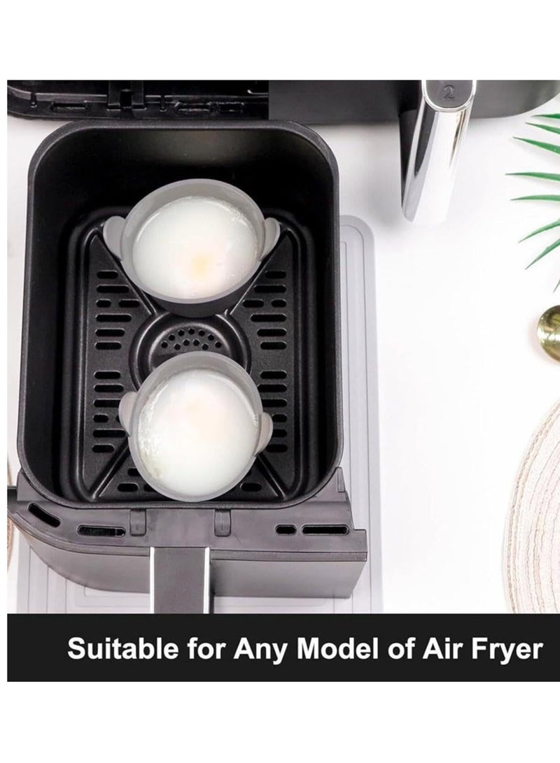 4pcs Silicone Muffin Cups, Non-Stick Silicone Baking Cups Cupcake Molds Reusable Muffin Liners - Image 2