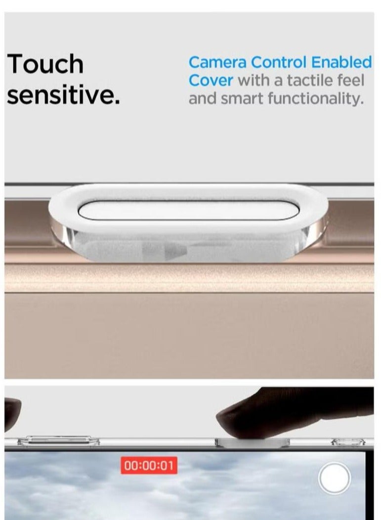 Spigen Ultra Hybrid T MagFit for iPhone 16 PRO Case Cover [Camera Control Button Cover] with MagSafe (2024) - White - Image 2