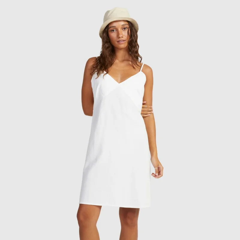 روكسي Womens Santorini Slip Dress - Women