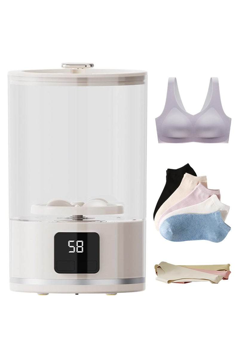 Eesyy Portable Washing Machine 15W Cordless Mini Washer – Compact & Rechargeable for Underwear, Socks, Baby Clothes | Perfect for Travel, Camping, Dorms & RVs  - Image 1