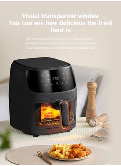 Generic Air Fryers 6L Large Capacity Multi-Function Household Visible Circulating Hot Air Intelligent Touch Screen  - Image 3