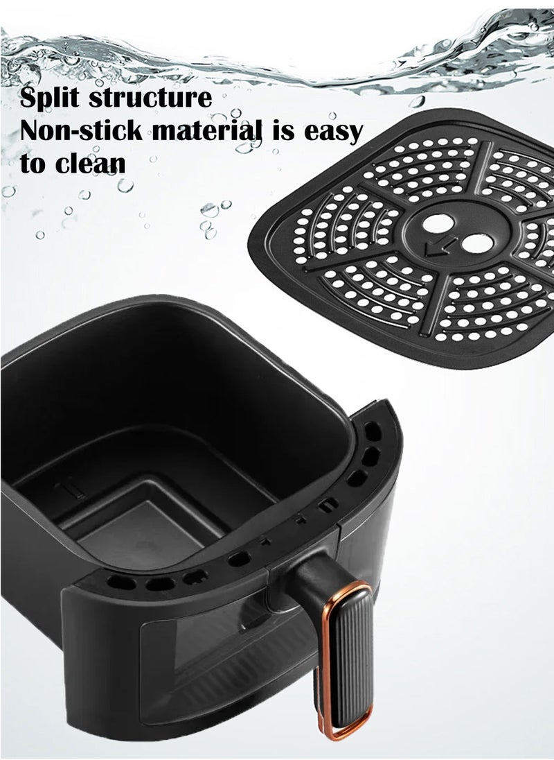 Generic - Air Fryers 6L Large Capacity Multi-Function Household Visible Circulating Hot Air Intelligent Touch Screen - Image 1