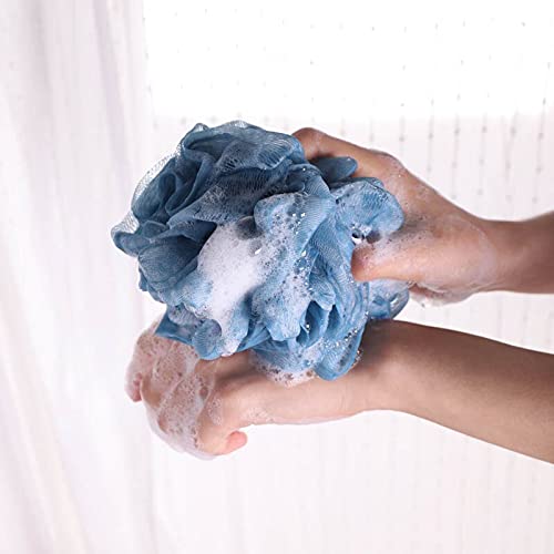 TWIREY loofah for bathing for women loofah for bathing scrub for men Set of 3 (Random Colour) - Image 3