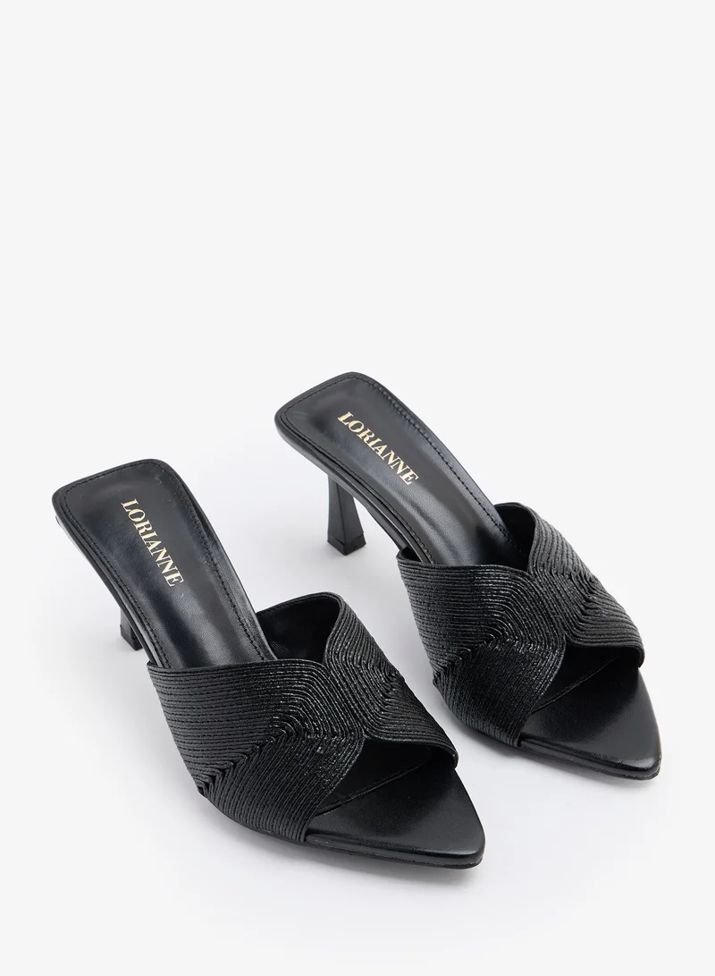 LORIANNE Black Dilla- Mules for Women | Best Price UAE