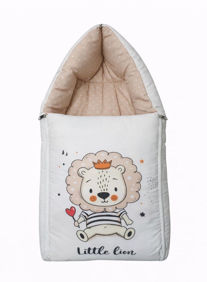 Tiny Tycoon 3 in 1 Baby Carry Bed, Sleeping Bag & Carry Nest, Cotton Baby Bedding for New Born & Infant, Portable Bassinet, for Carrying & Unisex Baby Sleeping Bed | 0 to 2 Years - Image 1