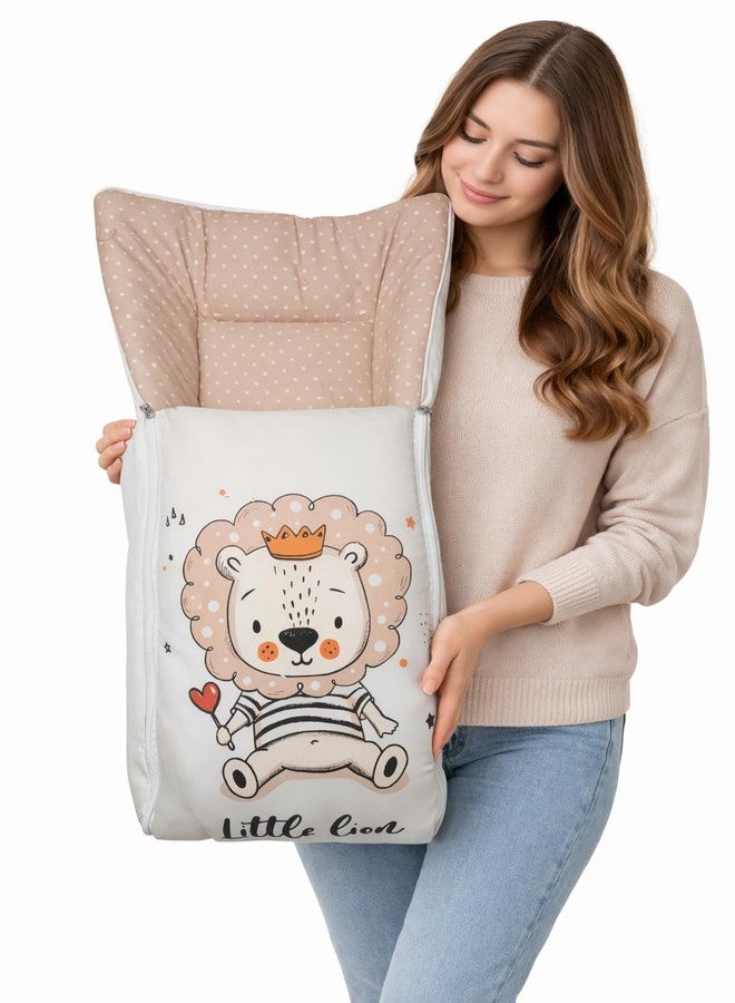 Tiny Tycoon 3 in 1 Baby Carry Bed, Sleeping Bag & Carry Nest, Cotton Baby Bedding for New Born & Infant, Portable Bassinet, for Carrying & Unisex Baby Sleeping Bed | 0 to 2 Years - Image 2
