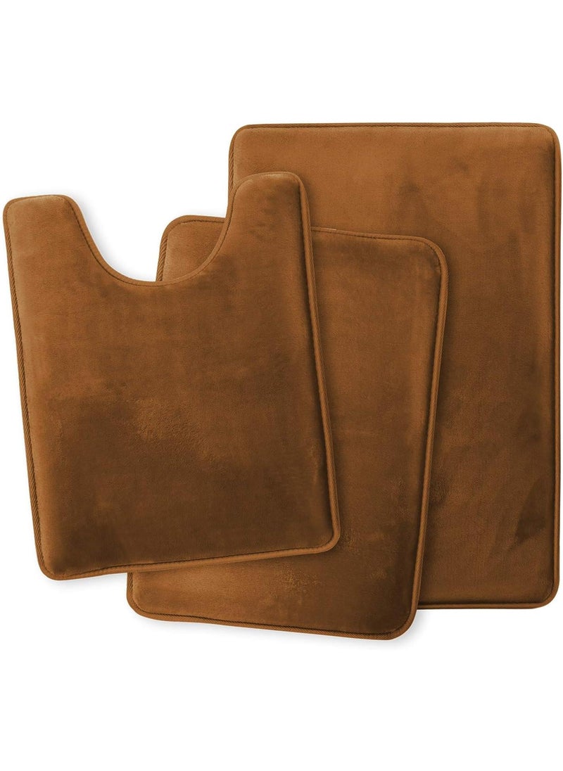 Bluejw - Non Slip Absorbent Household Bedroom Bedside Toilet Washstand Kitchen 3-piece Floor Mat - Image 1