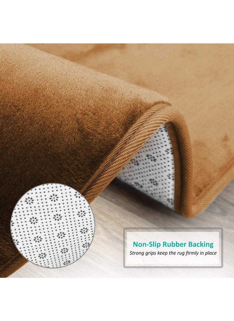 Bluejw - Non Slip Absorbent Household Bedroom Bedside Toilet Washstand Kitchen 3-piece Floor Mat - Image 1