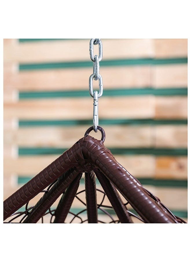 Eggshell-Shaped Double Seat Swing – Hanging Basket Swing for Two, Perfect for Relaxation and Fun