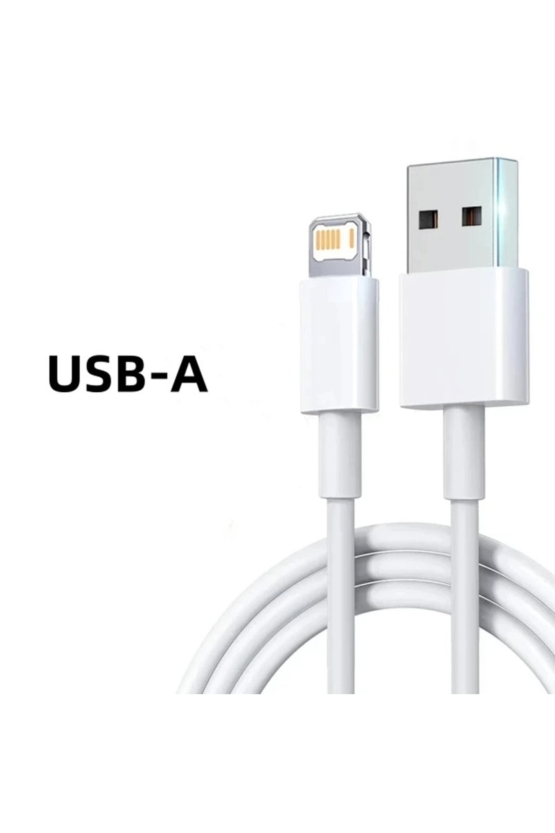 1.5m USB A Fast Charger PD 35W USB Cable For iPhone15 14 13 12 11 Pro Max 7 8 14 Plus XS XR Fast Cha