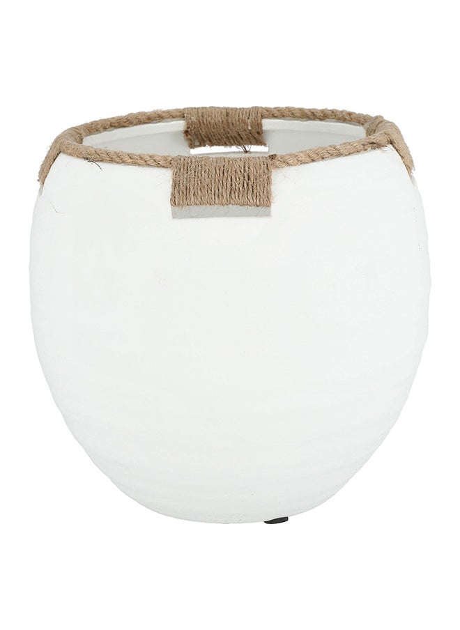 Homez - Ceramic Planter   25.5*25.5*24 Cm - Image 1