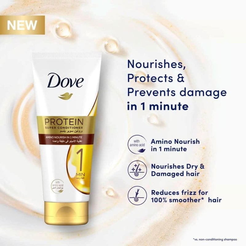 Dove Protein Super Conditioner 180ml - Image 3