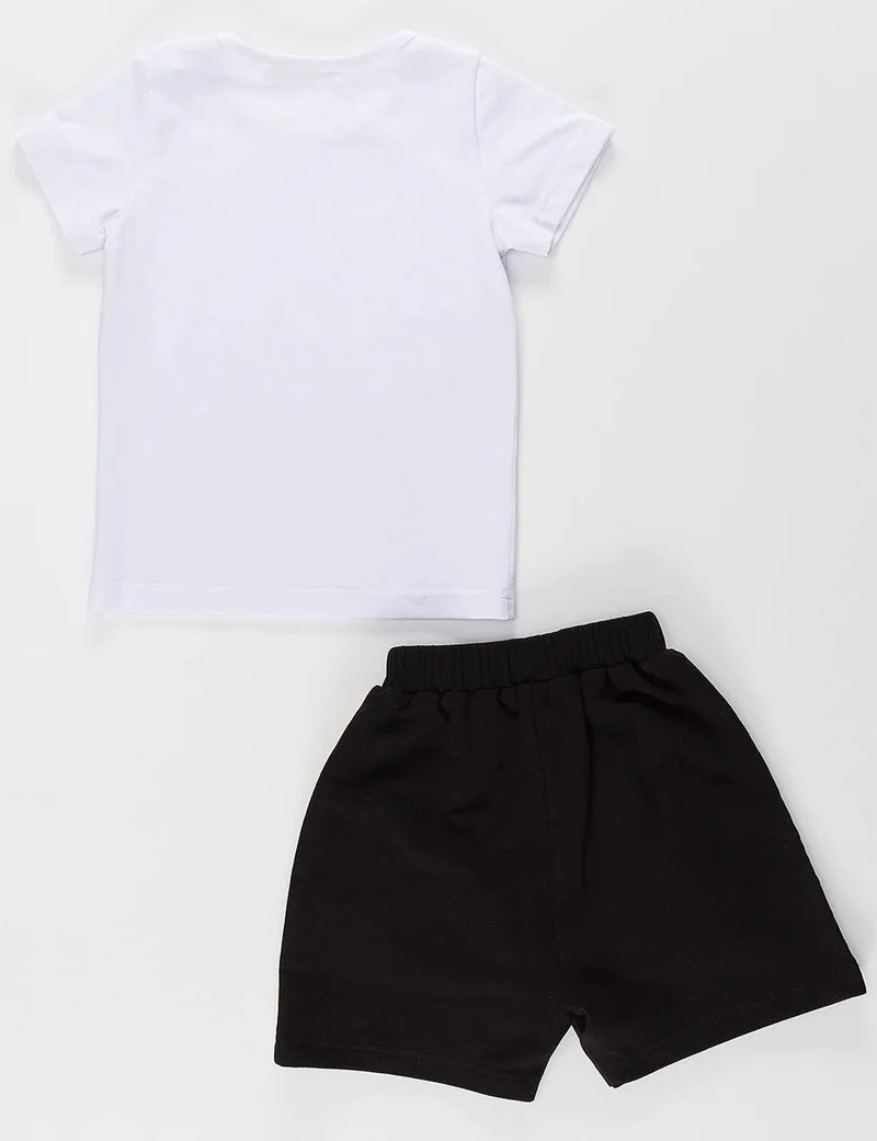 Denokids Baby Racer 03 Baby Boy T-shirt Shorts Set