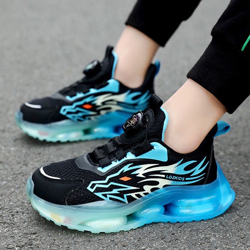 Mesh Sneakers Lightweight Flexible Sole Walking Shoes For Kids Indoor And Outdoor Activities - Image 2