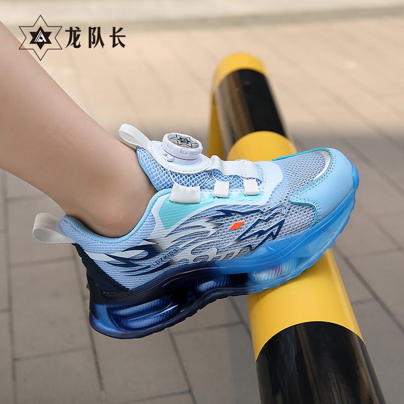 Mesh Sneakers Lightweight Flexible Sole Walking Shoes For Kids Indoor And Outdoor Activities - Image 1
