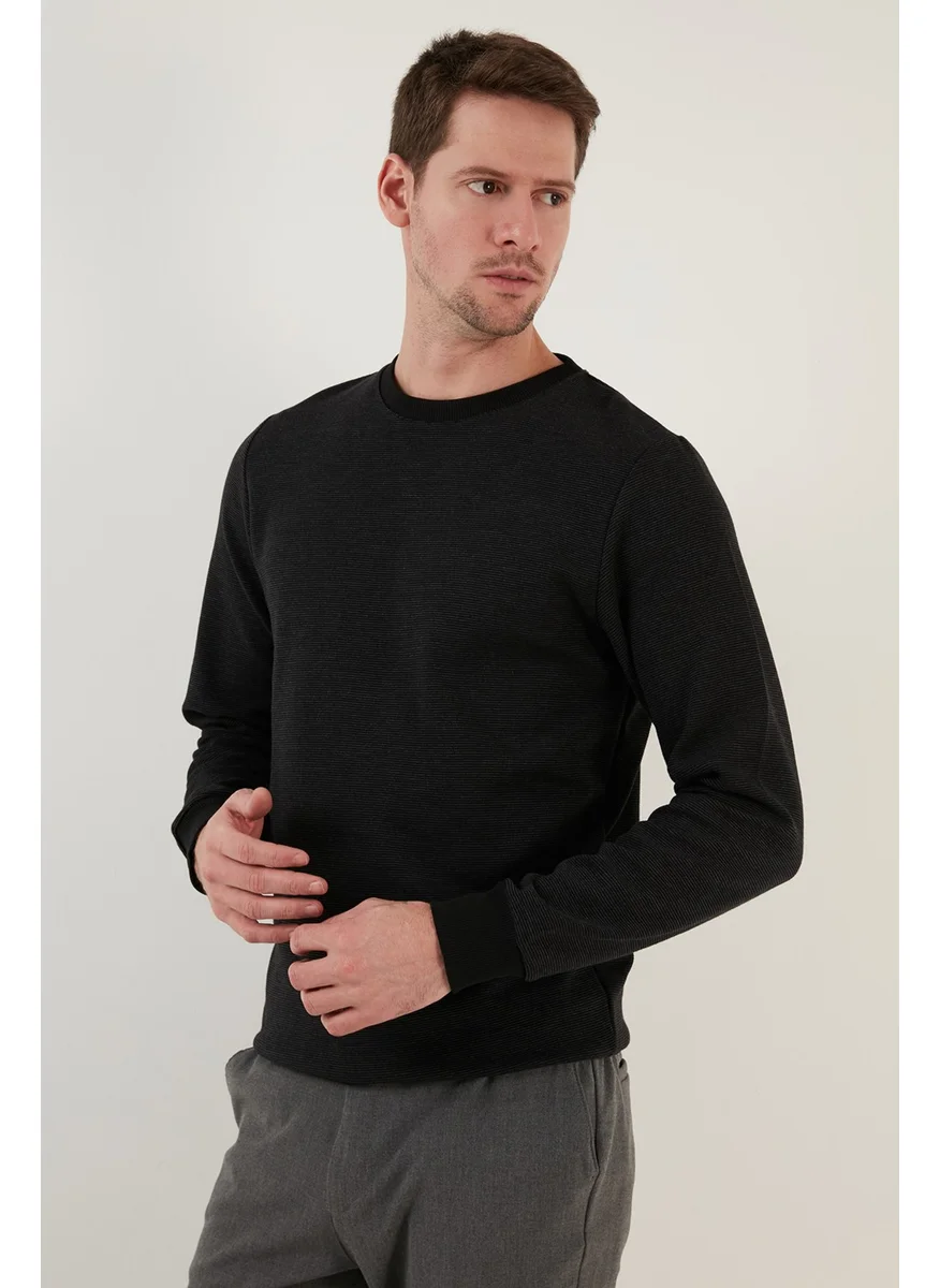 بوراتي Cotton Regular Fit Crew Neck Sweat Men's Sweat 59052411