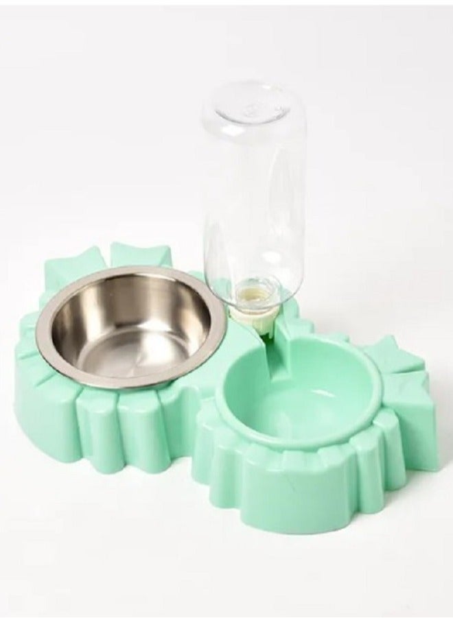 إيه جي دي وعاء للكلاب غير قابل للانزلاق ومغذي بطيء للحيوانات الأليفة من أجل طعام ومياه يمنع الاختناق