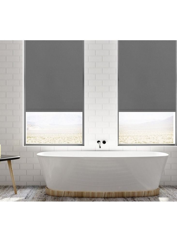 Home Gallery blackout roller blinds 200*200 cm gray - Image 2