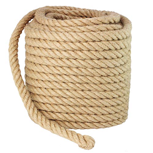 VEITHI Manila Rope 3/4 Inch x 100 Feet, Twisted Thick Rope for Landscaping, Crafts, Sporting,Marine, Projects and Tie-Downs - Image 2