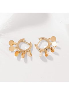Mevecco Women Huggie Hoop Earrings Gold Ear Stud Cuff 14K Gold Filled Small Boho Beach Simple Delicate Handmade Hypoallergenic Jewelry Gift  - Image 5