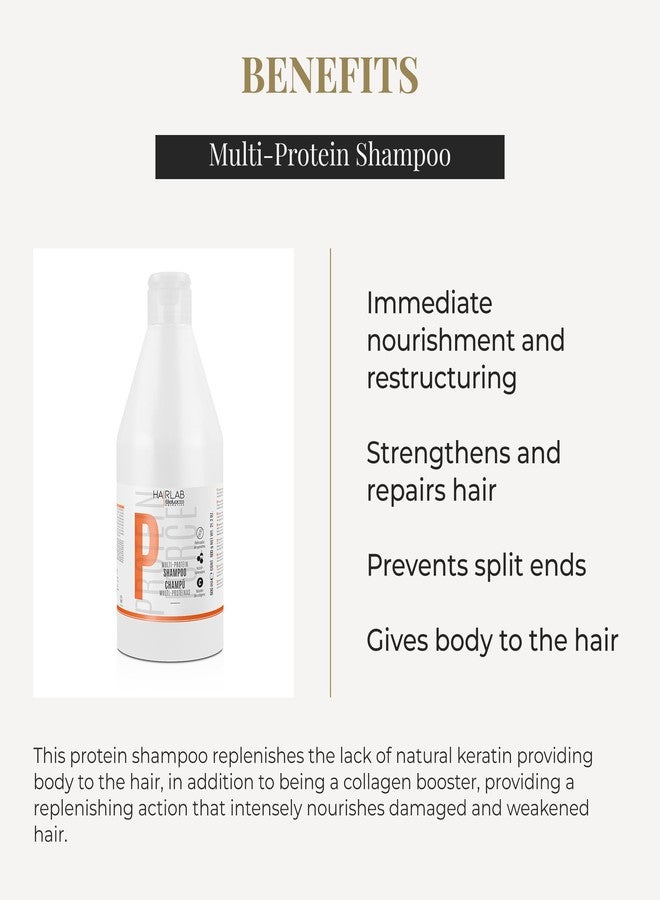 SALERM - Fortifying Shampoo - Multi-Protein Hair Lab Shampoo - 600 ml - Helps Nourish and Strengthen Hair - Improve Hair Appearance - Paraben-Free - Image 3