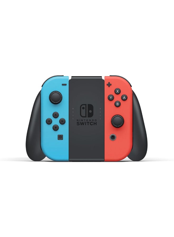 Nintendo Switch OLED (2021) Model - Neon Blue & Red Joy Con (Intl Version) - Image 5
